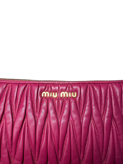 Miu Miu maxi pochette in pelle — foto 2