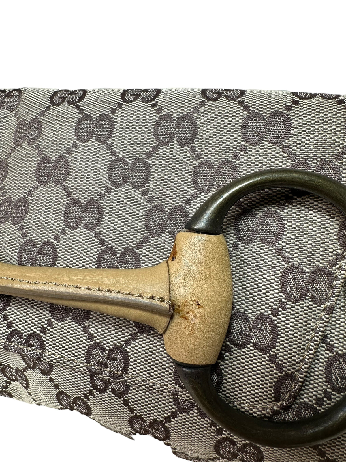 Gucci borsa Horsebit vintage GG — foto 4