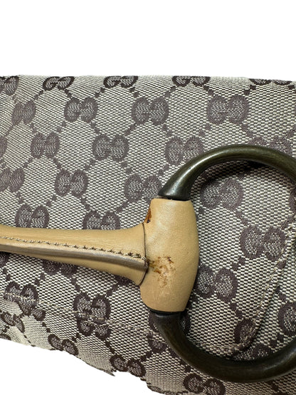 Gucci borsa Horsebit vintage GG