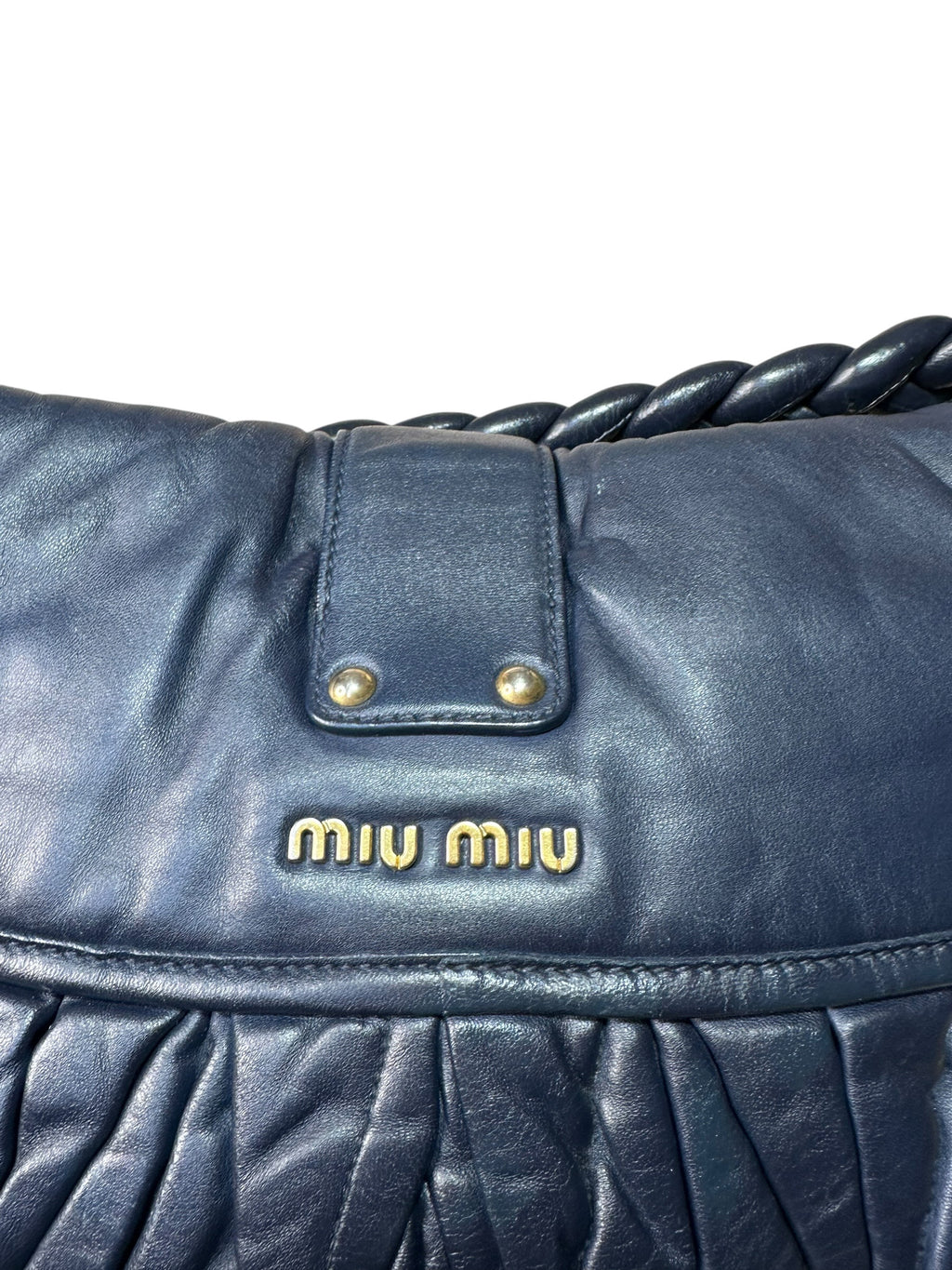 Miu Miu Coffer borsa in pelle