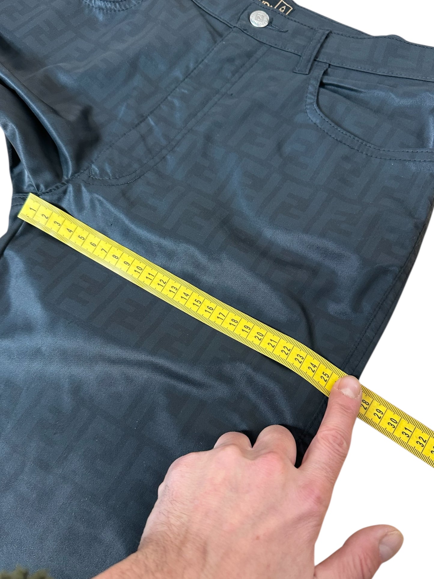 Fendi pantaloni vintage monogram (M)