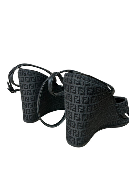 Fendi sandali vintage in tela (37)