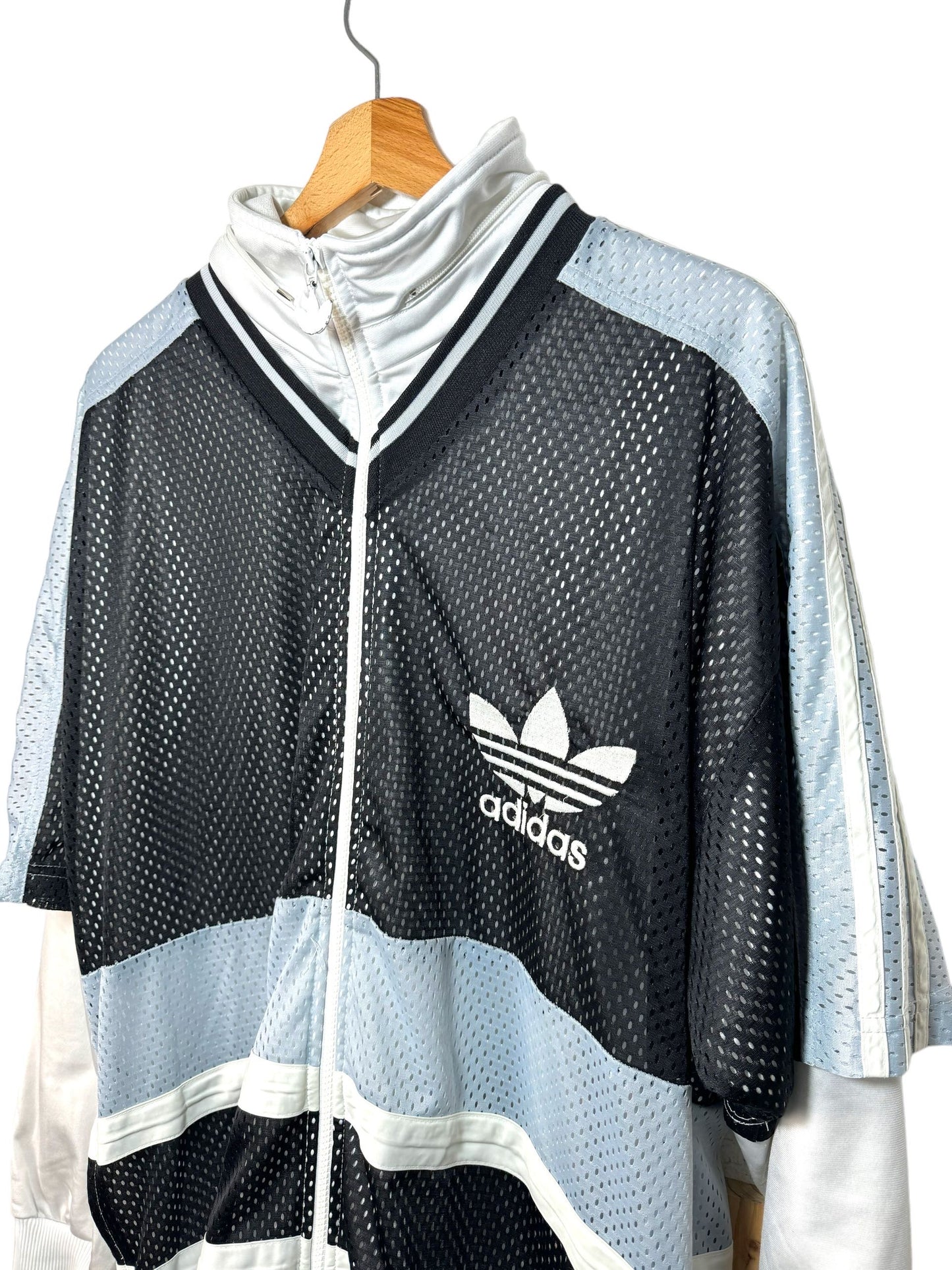 Adidas Felpa con zip vintage (L)