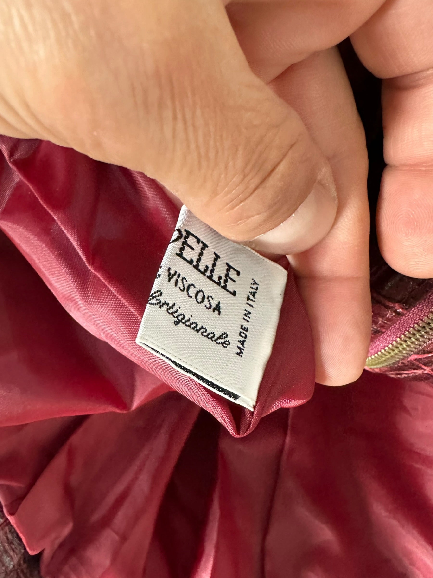 Giacca vitage in pelle stampata — foto 8