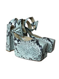 Bottega Veneta sandalo in pitone