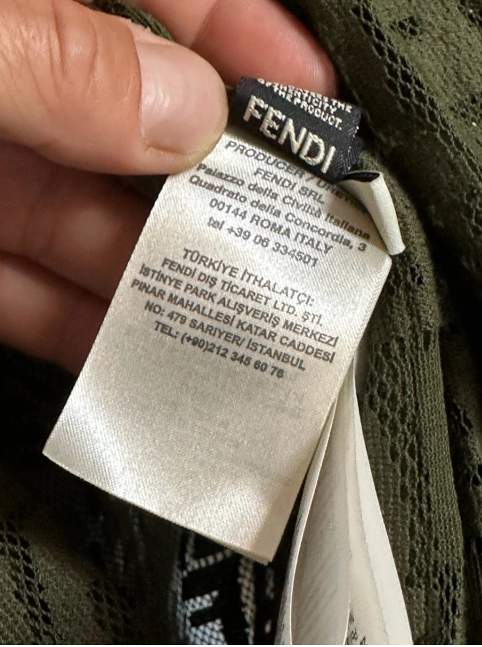 Fendi tuta intera stampa Vertigo (S)