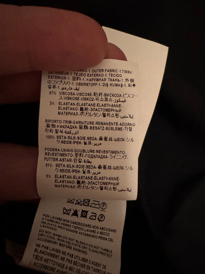 Versace body nero con lacci in seta Barocco - Tg 38 - Made in Italy