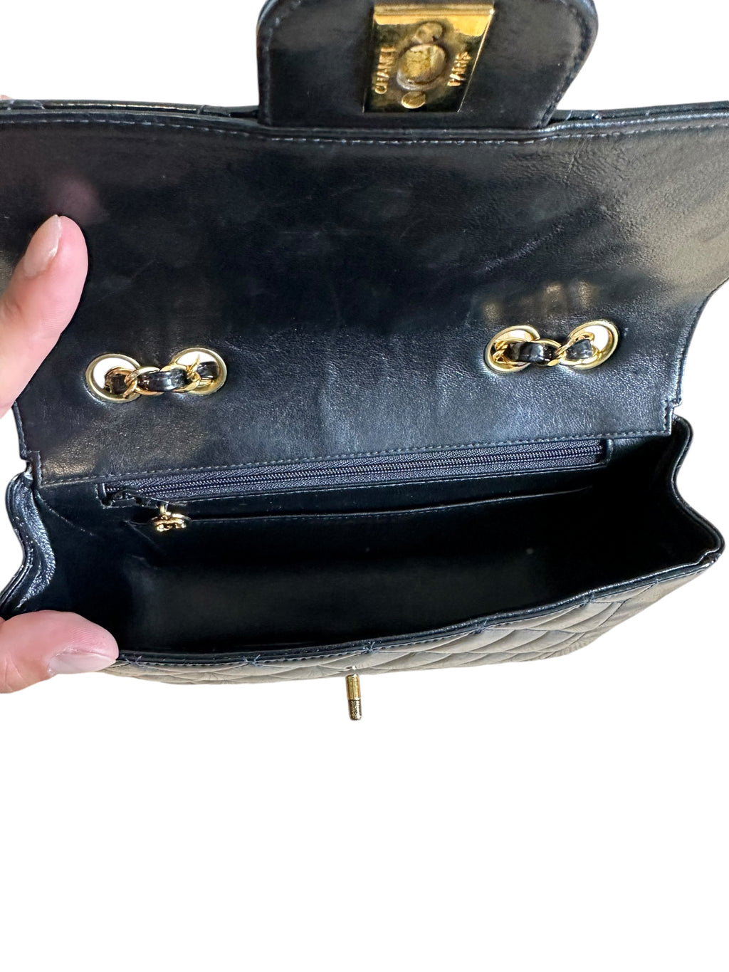 Chanel borsa vintage in pelle — foto 19