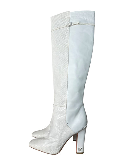Blumarine stivali in pelle e pitone (40)