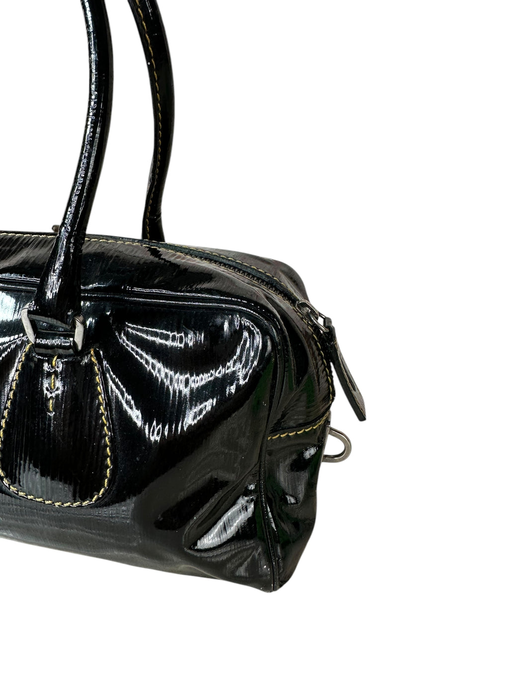 Prada borsa vintage in vernice — foto 4