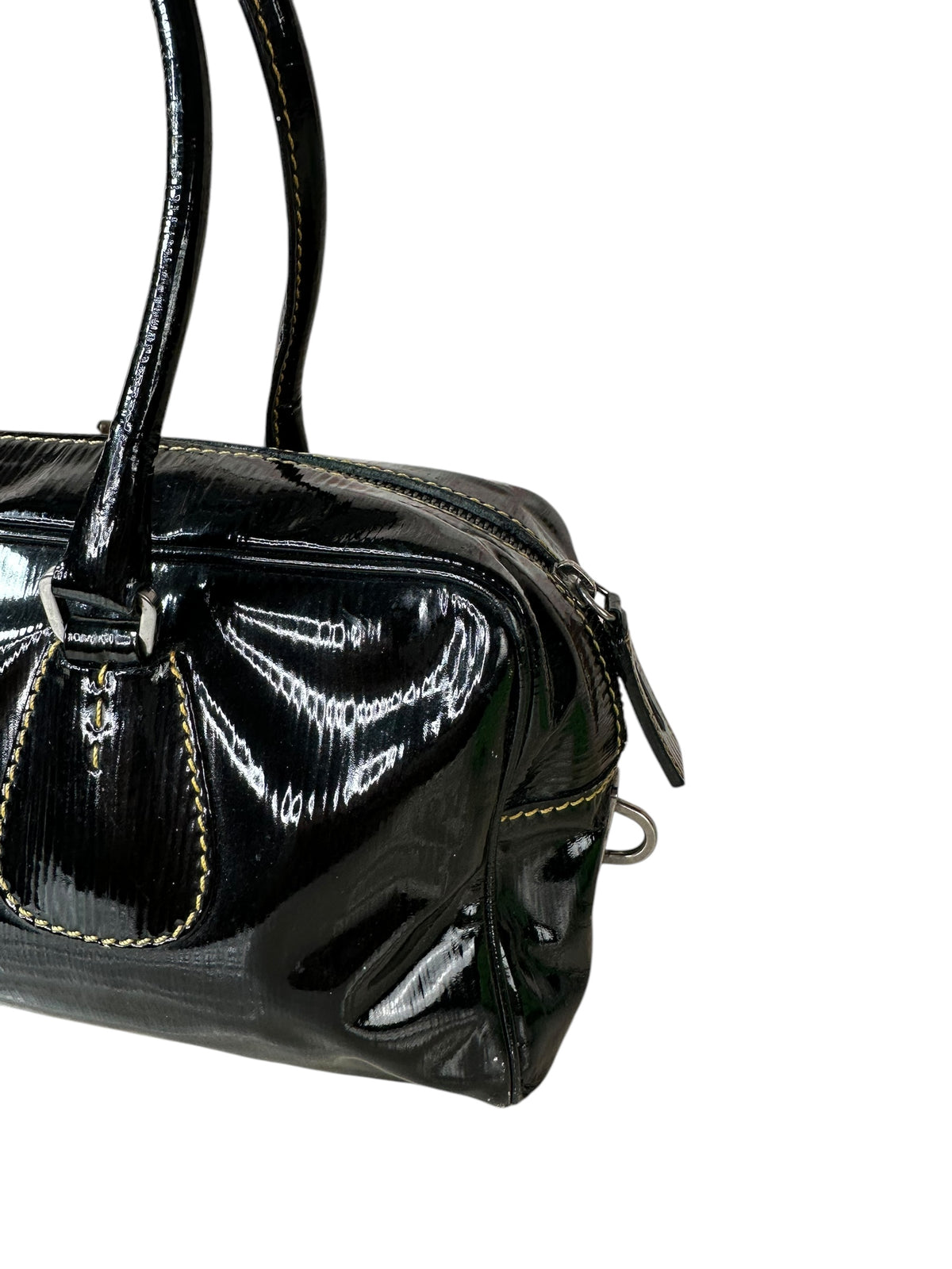 Prada borsa vintage in vernice — foto 4