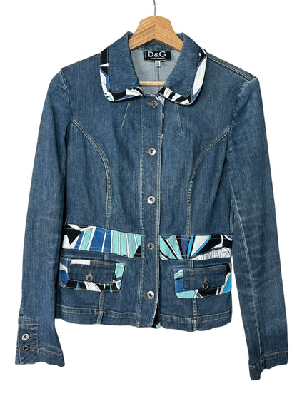 D&G giacca in denim vintage