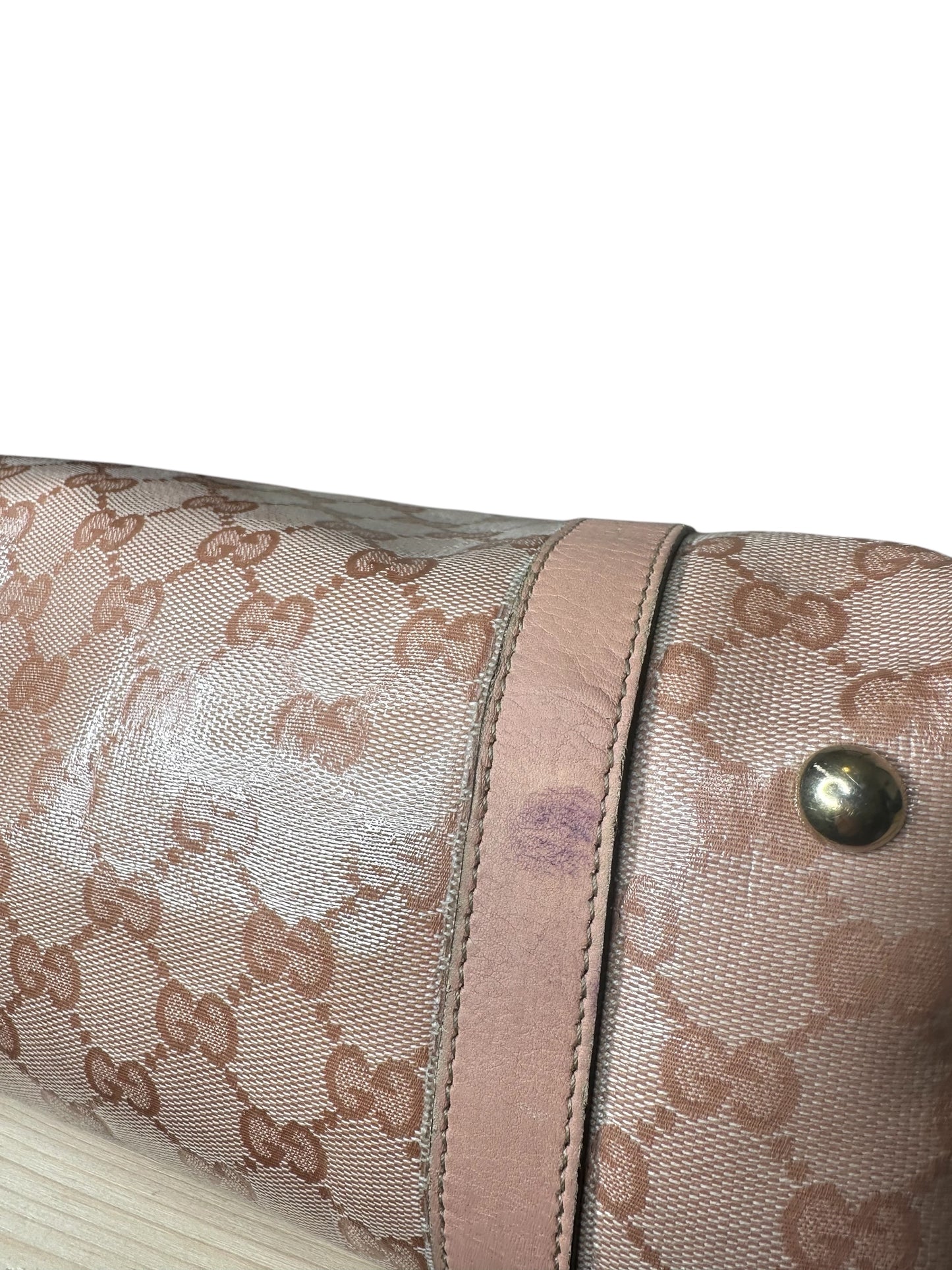 Gucci borsa vintage in tela e pelle — foto 16