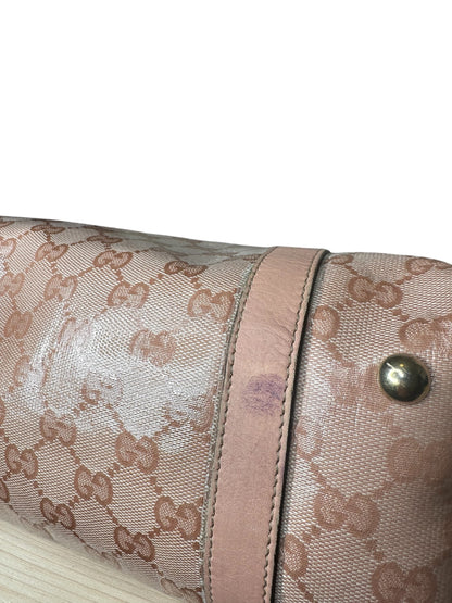 Gucci borsa vintage in tela e pelle — foto 16