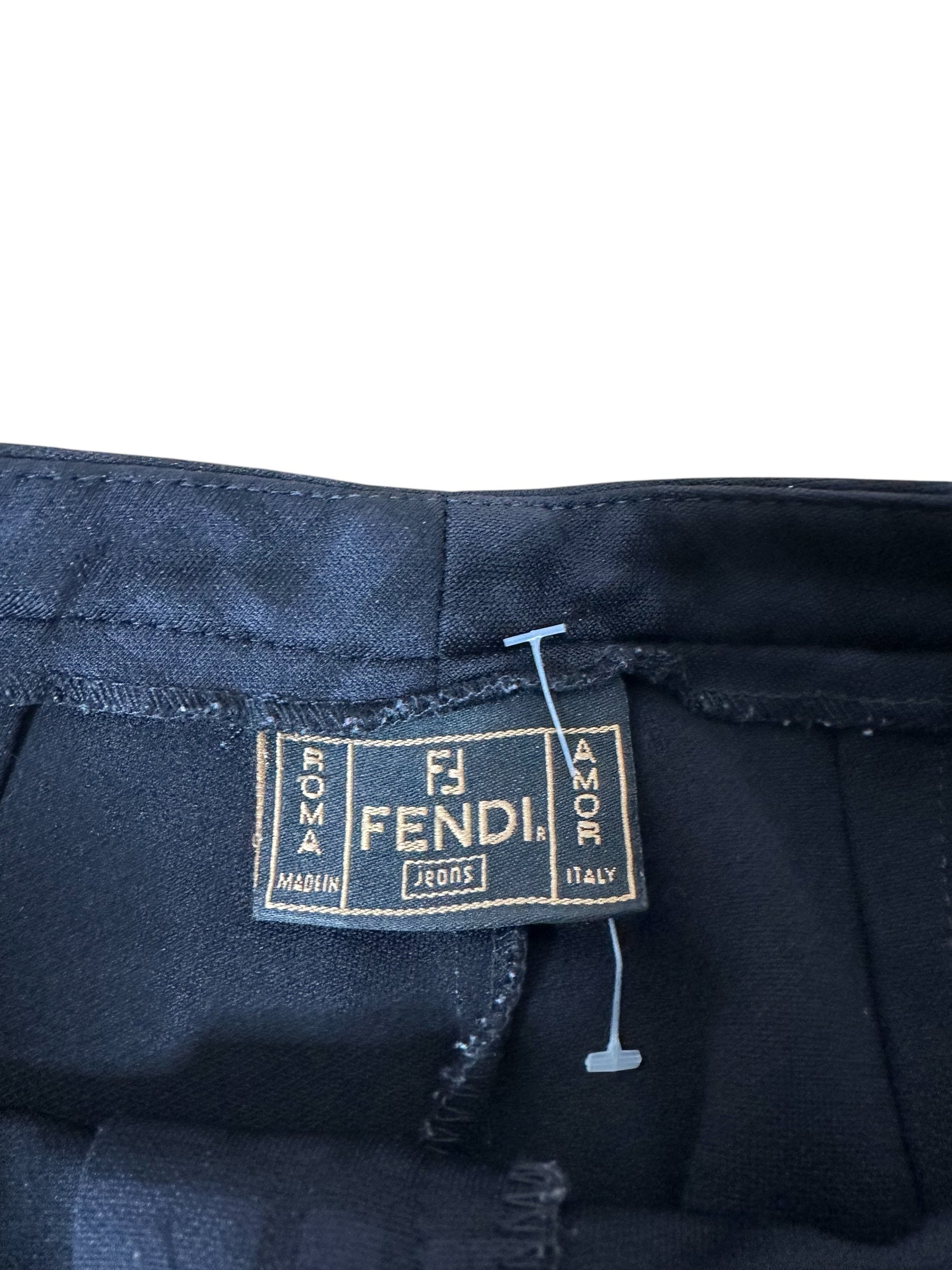 Fendi pantaloni vintage monogram — foto 8