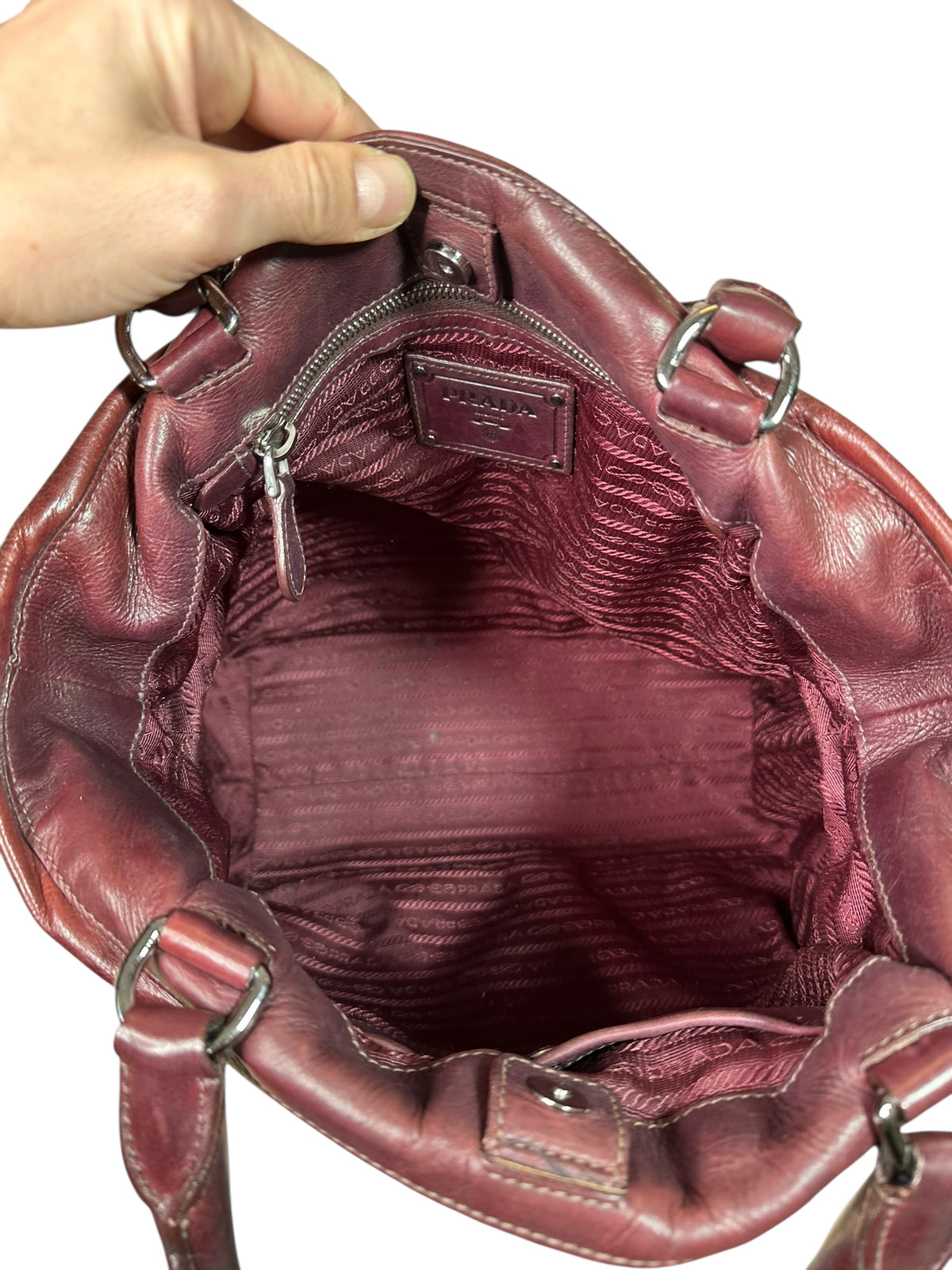 Prada borsa vintage in pelle — foto 16
