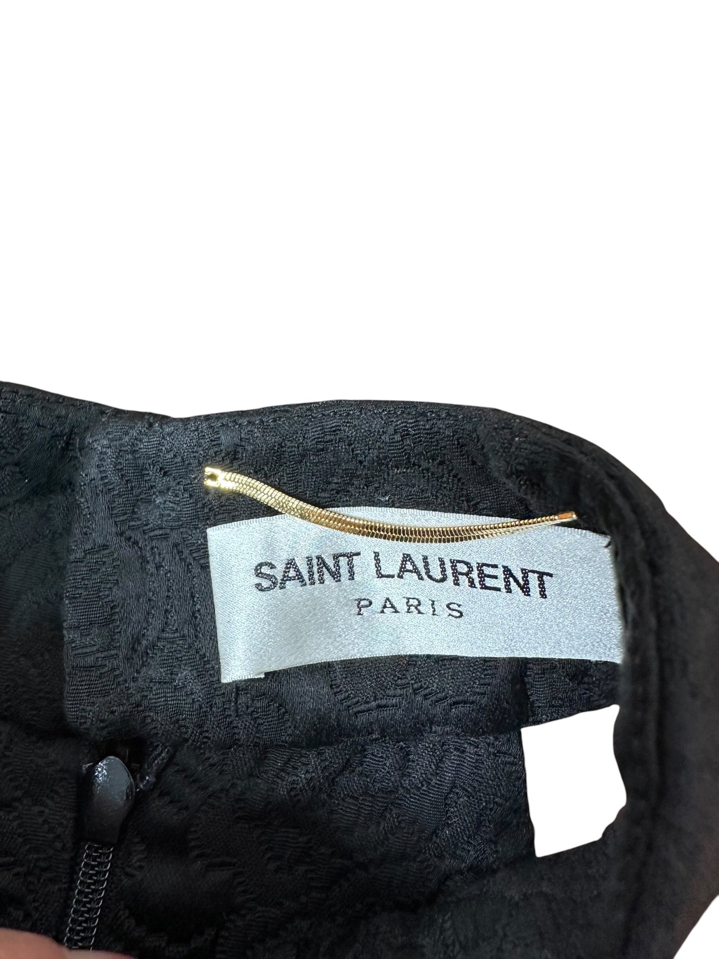 Saint Laurent mini abito in broccato — foto 8