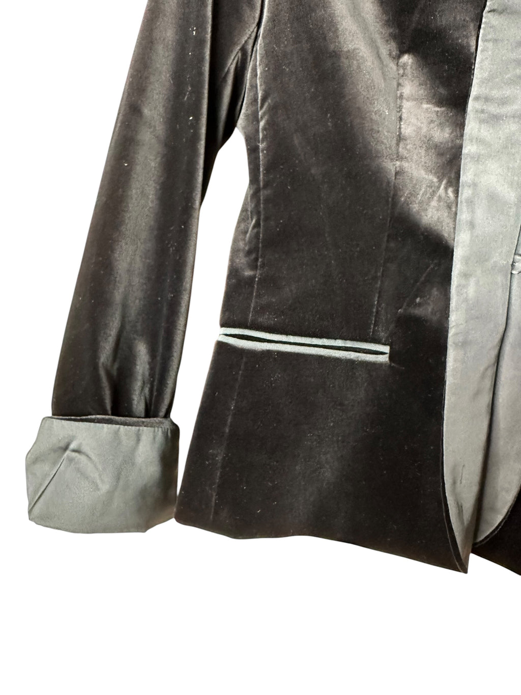Max Mara blazer in velluto (XS)