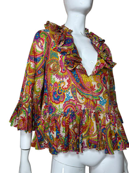 D&G top vintage stampato — foto 2