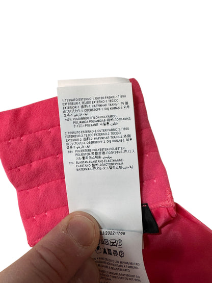 Reggiseno Versace fucsia in raso e pizzo Made in Italy nuovo con cartellini