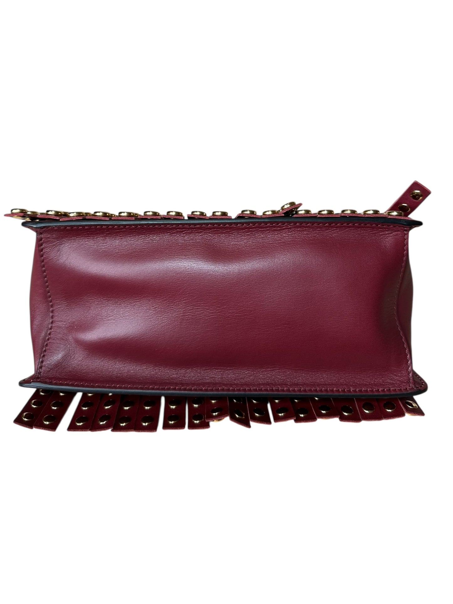 Prada borsa in pelle con frange — foto 12