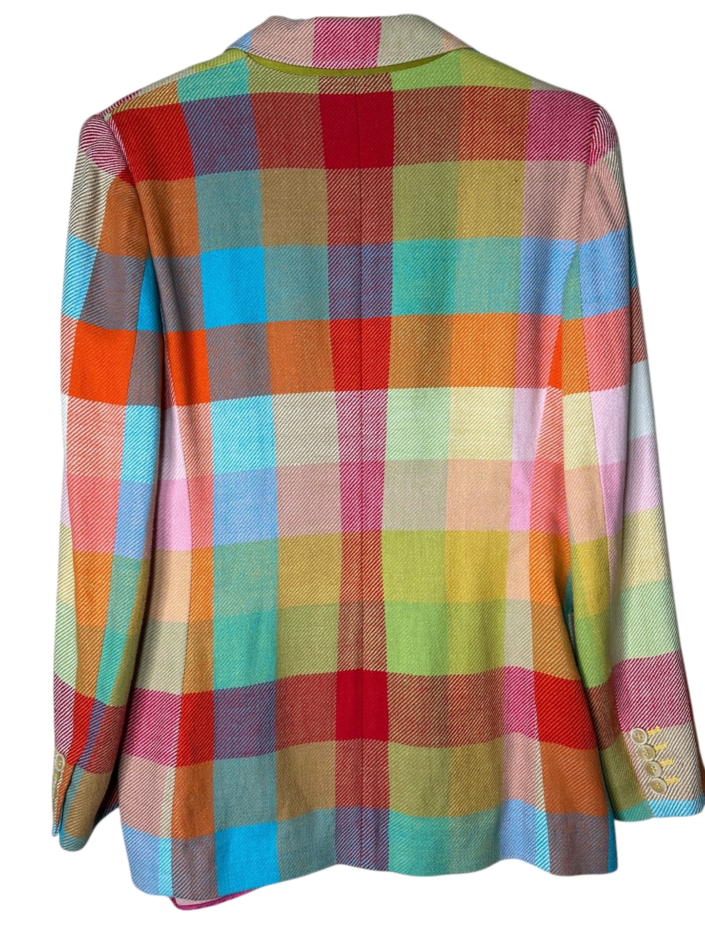 Etro blazer vintage a quadri