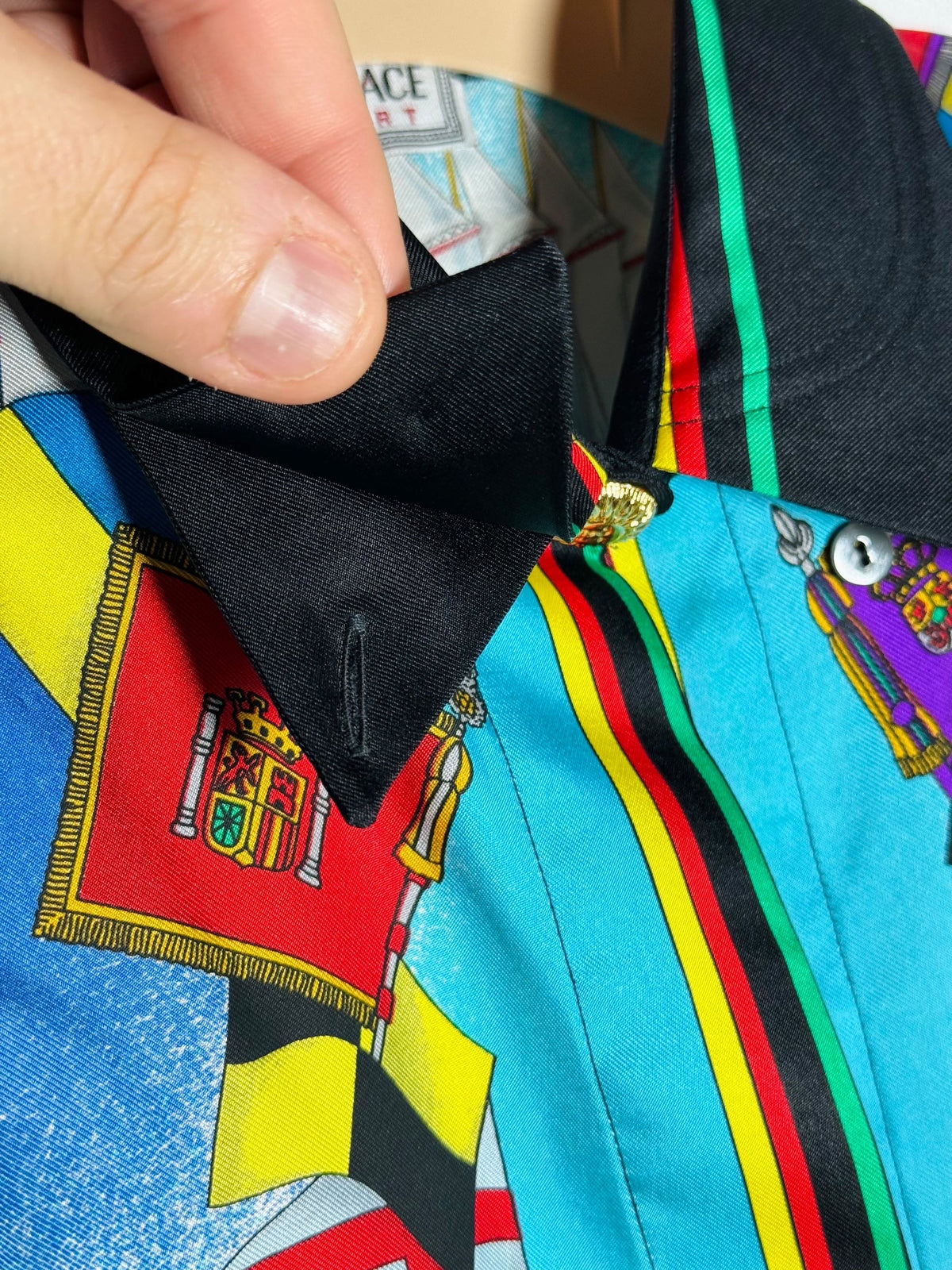 Versace sport camicia vintage in seta — foto 7