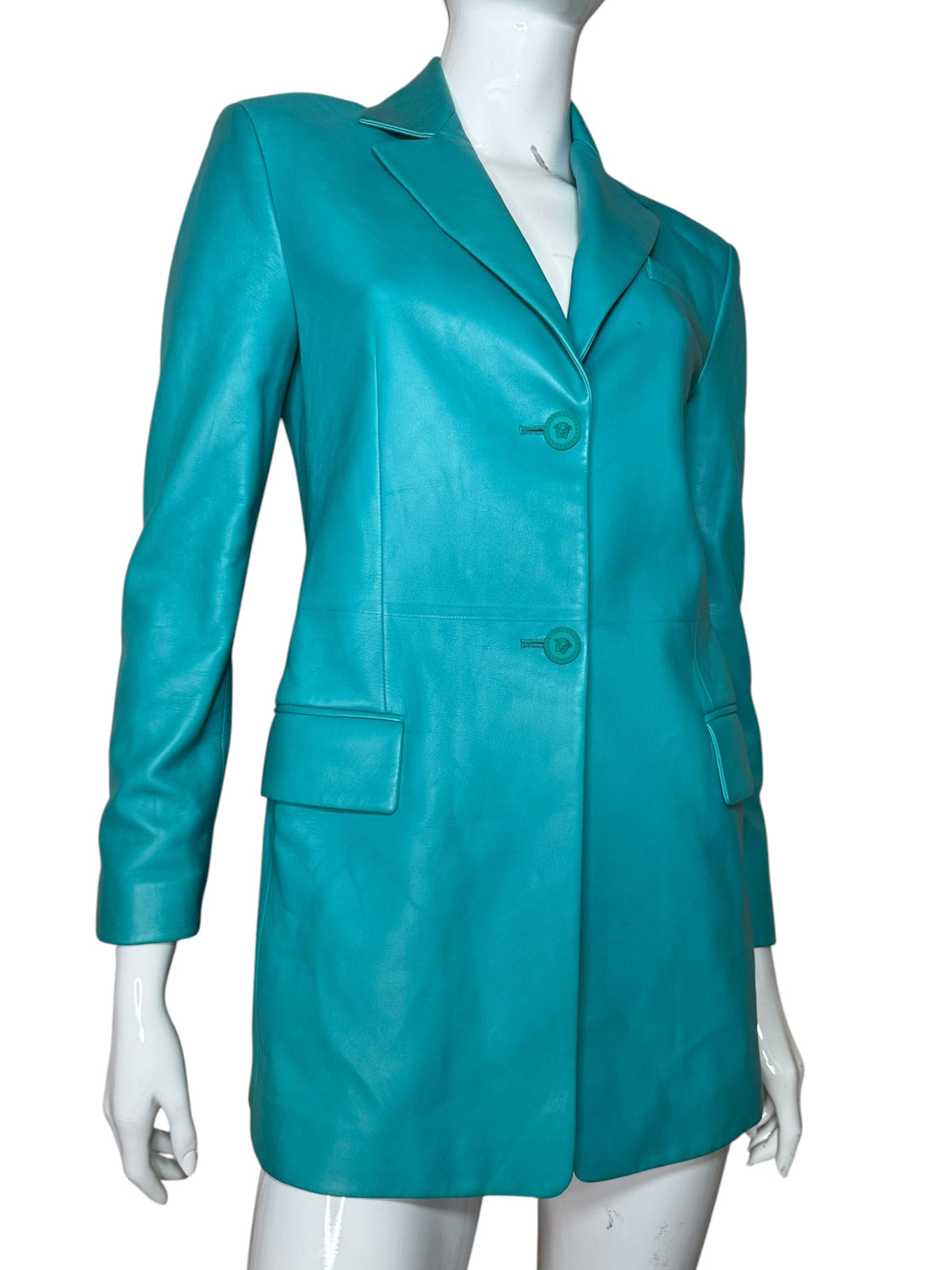 Versace blazer in pelle — foto 2