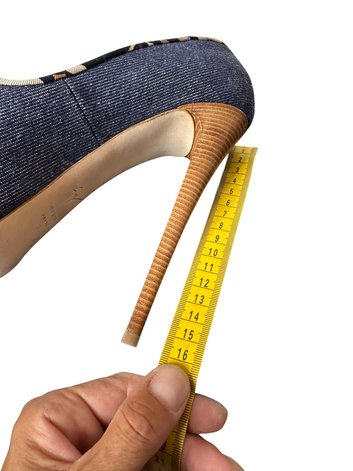 Giuseppe Zanotti décolleté in denim (39)
