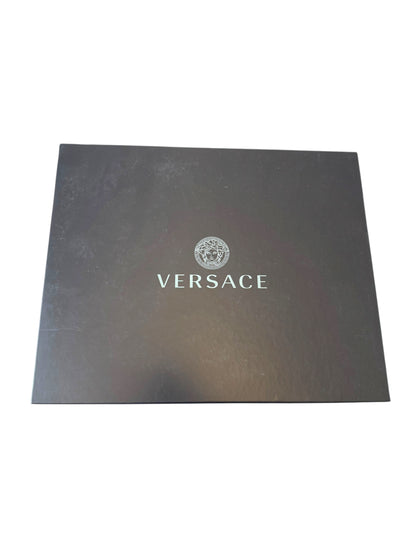Versace Sandali Platform Viola Satinati Medusa - Taglia 40