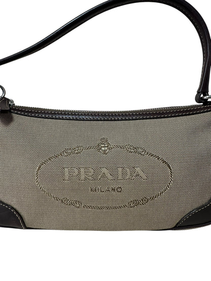 Prada mini borsa in canvas vintage