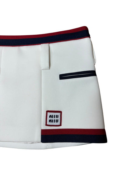 Miu Miu mini gonna a pieghe (XS)