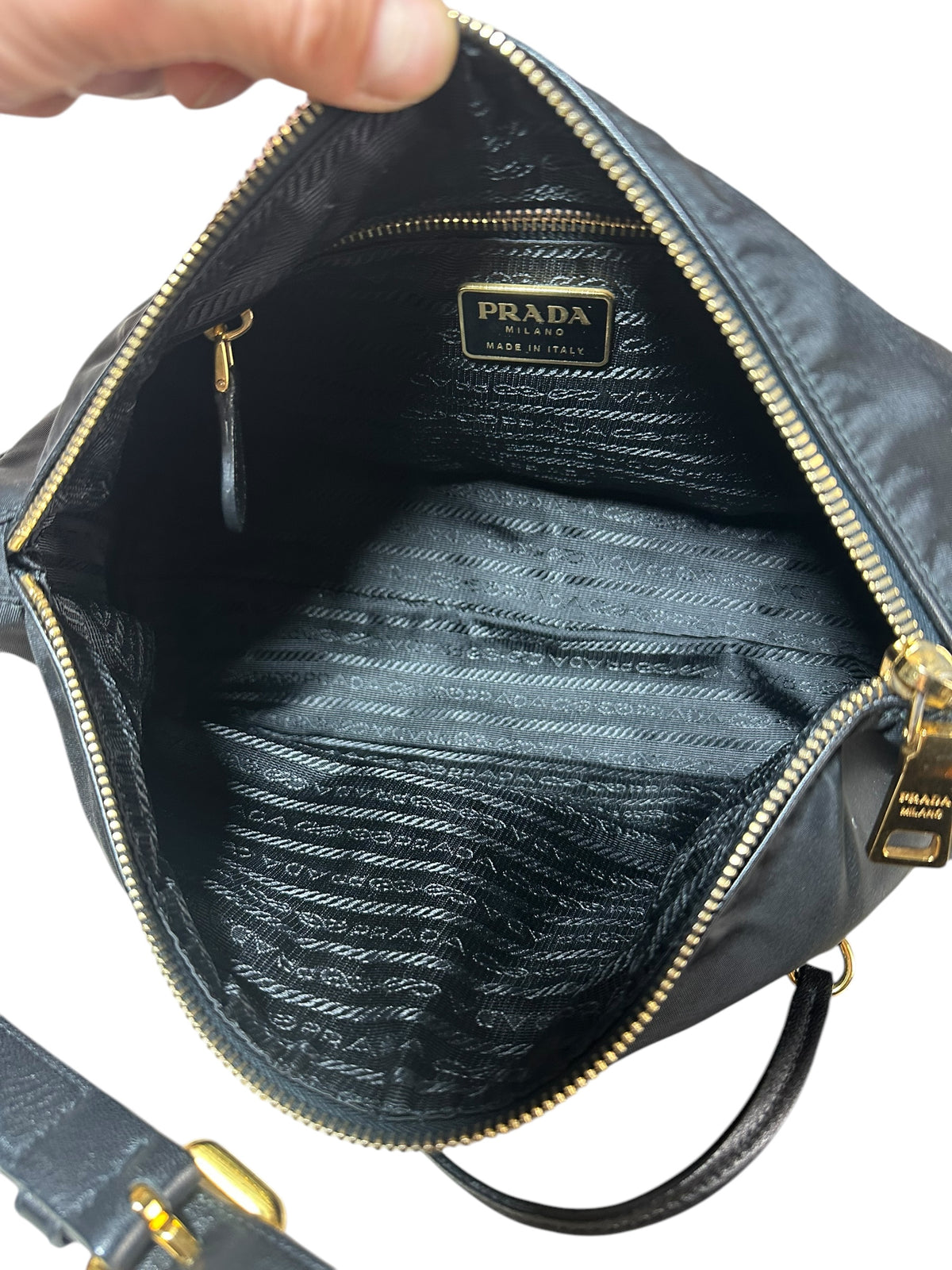 Prada borsa vintage in nylon — foto 14