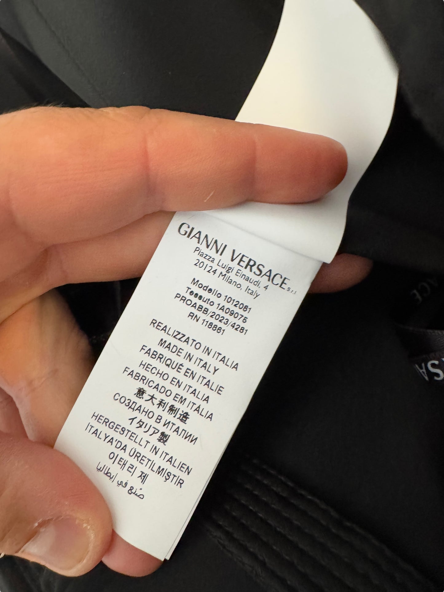 Versace Abito Medusa 95  Nuovo - Sfilata - Niovo con Cartellini - Taglia 38