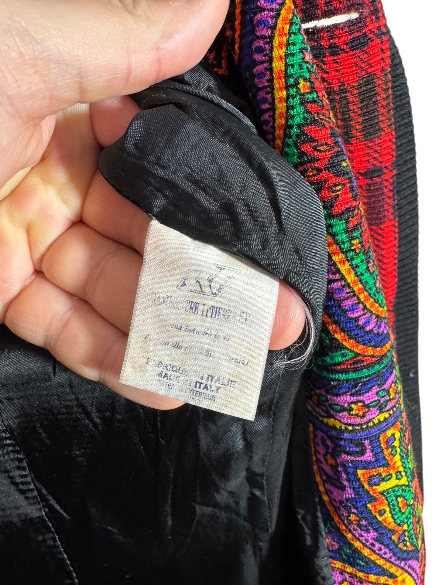 Versus Gianni Versace - Cappotto Vintage Tartan e Paisley (42)