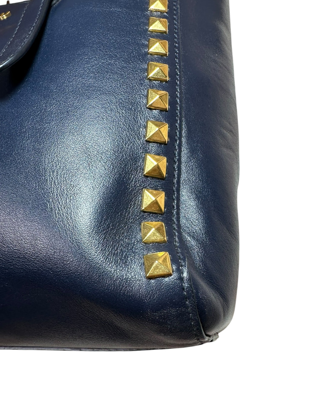 Miu Miu borsa in pelle con borchie
