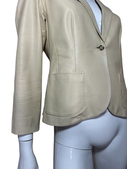 Prada giacca in pelle