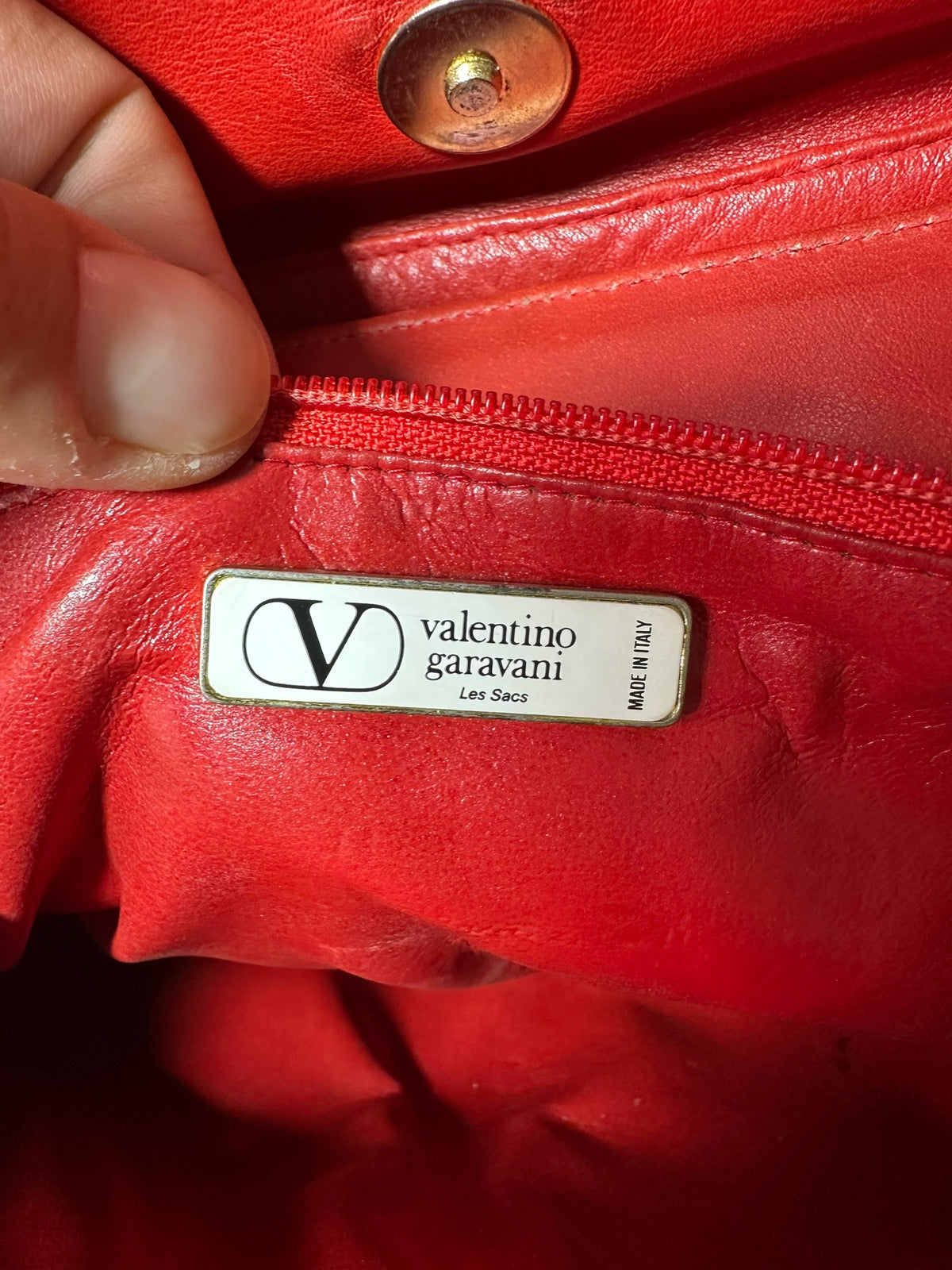 Valentino Garavani borsa vintage in pelle — foto 17