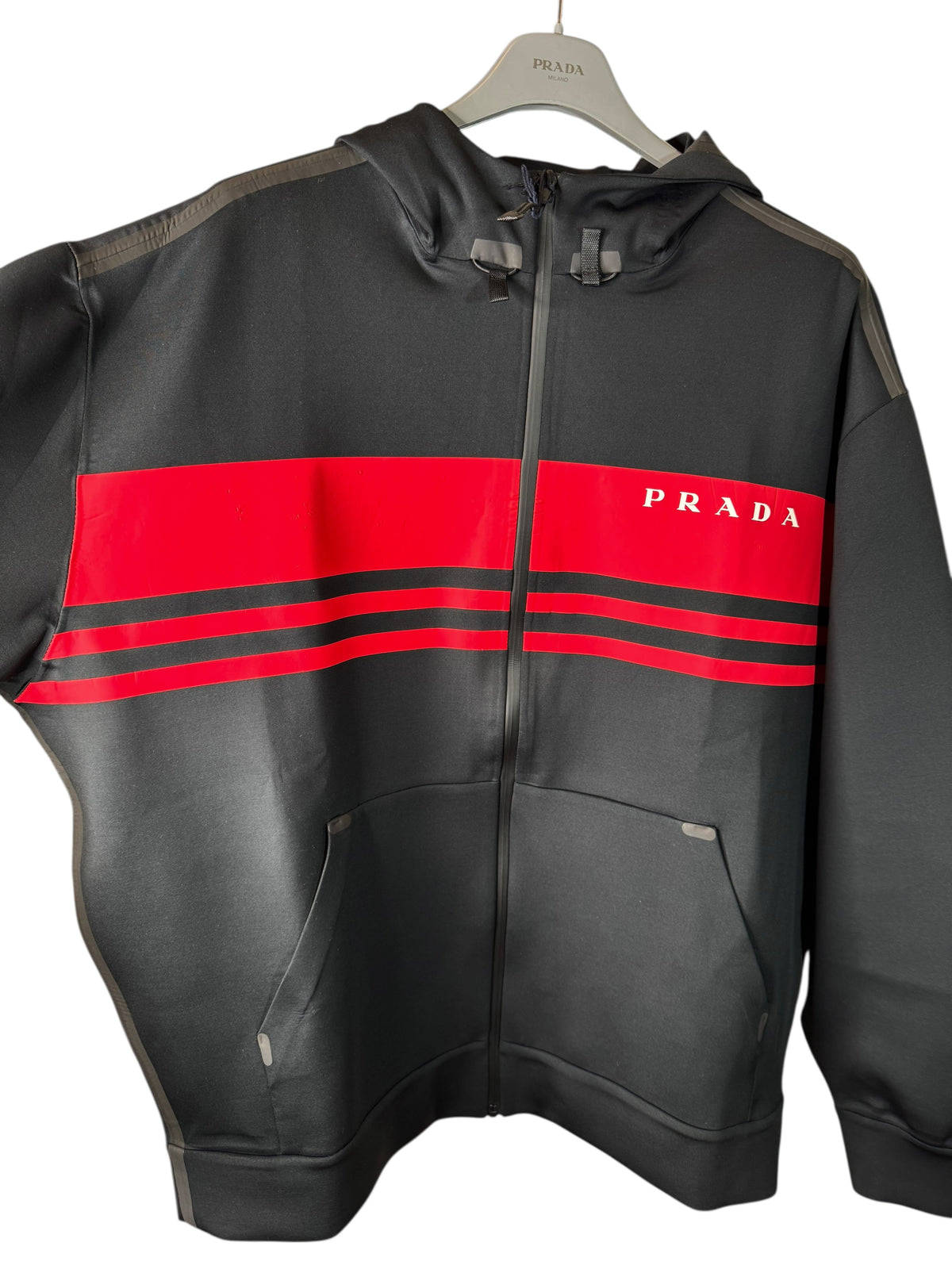 Felpa con zip Prada – tg XXL — foto 6