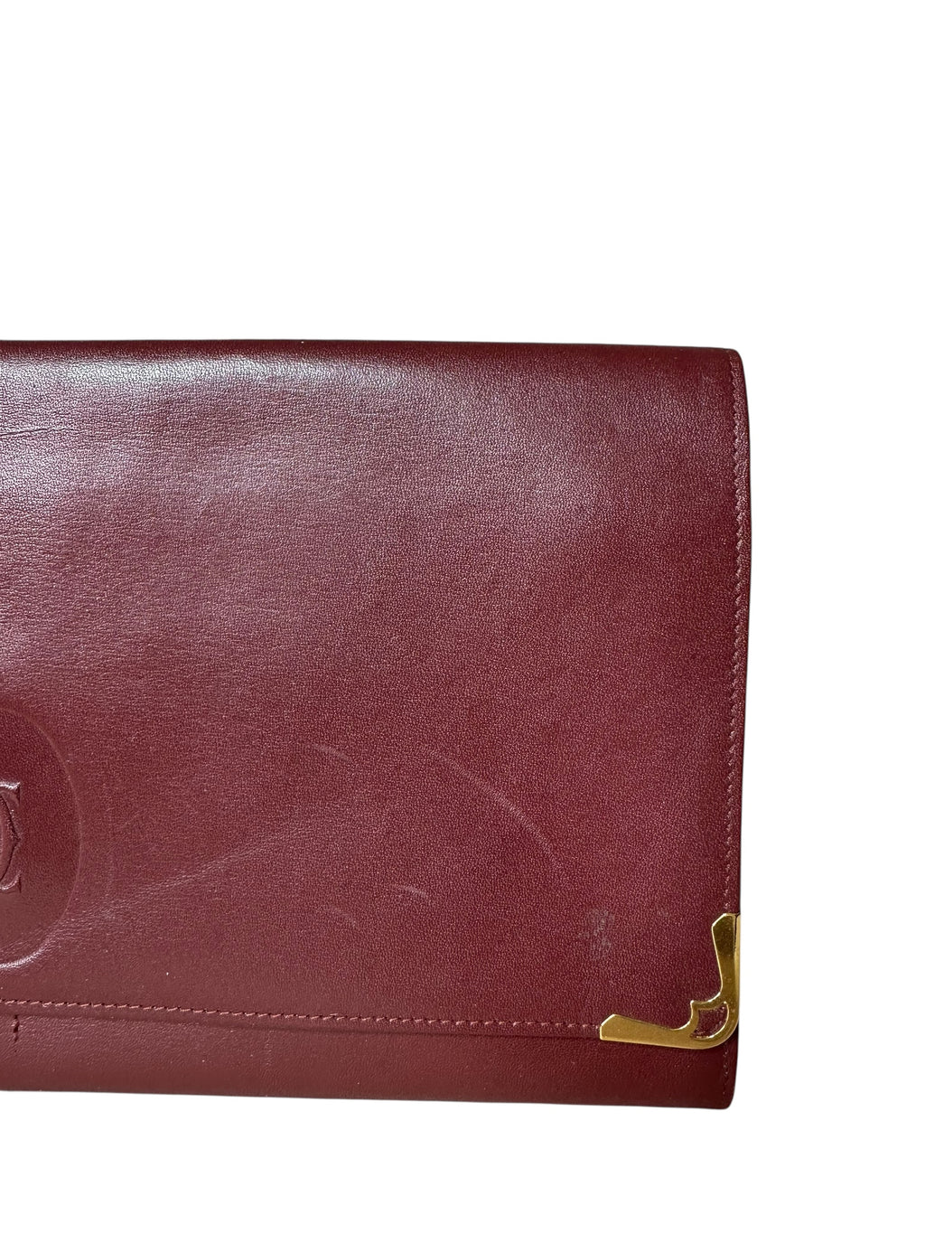 Cartier pochette vintage in pelle — foto 14