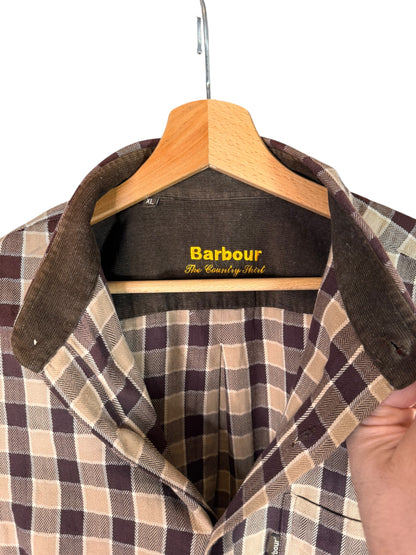Camicia Barbour a quadri beige marrone cotone taglia XL — foto 2