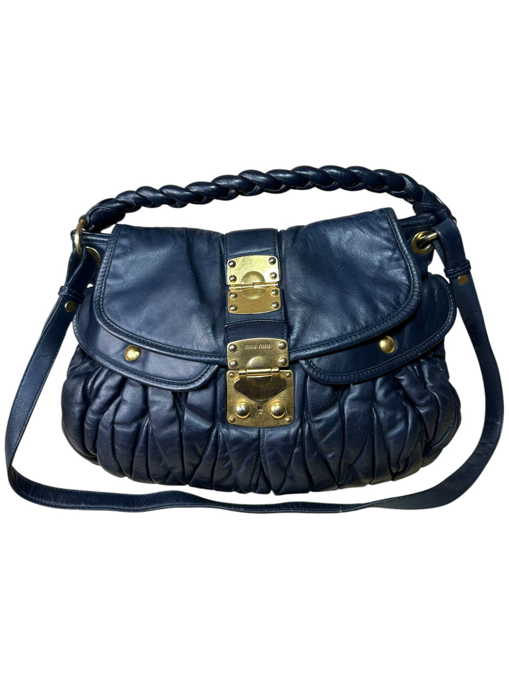 Miu Miu Coffer borsa in pelle