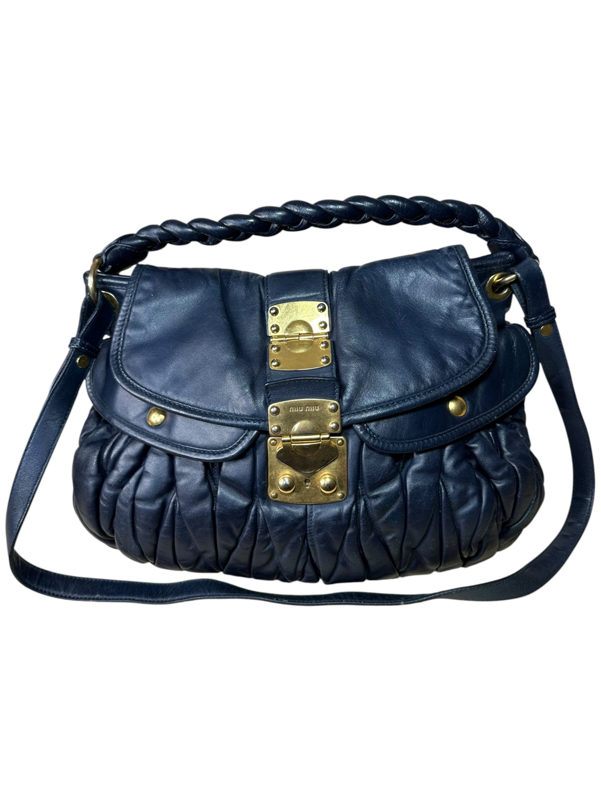 Miu Miu Coffer borsa in pelle