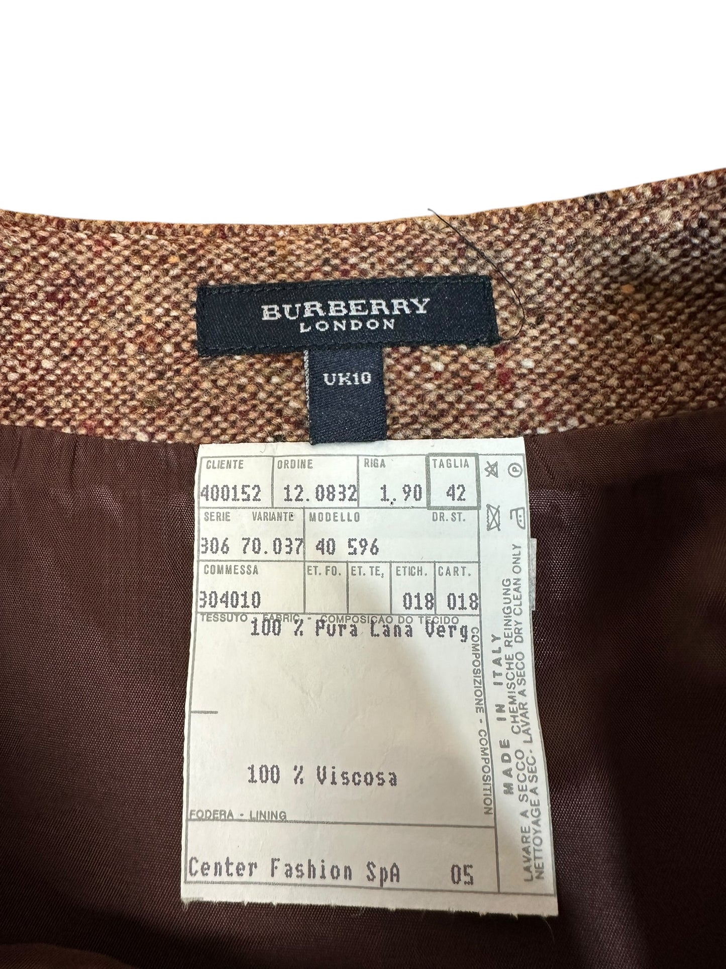 Burberry gonna in lana (M)