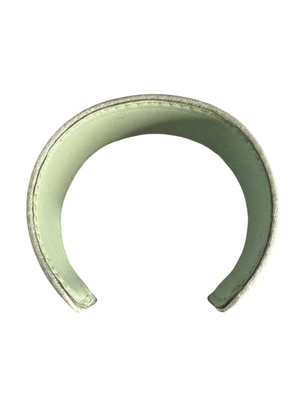 Prada bracciale crystal acqua con logo triangolo - taglia M