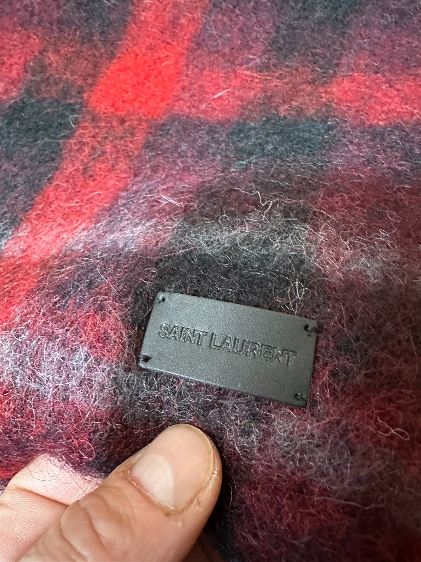 Saint Laurent sciarpa in lana — foto 2
