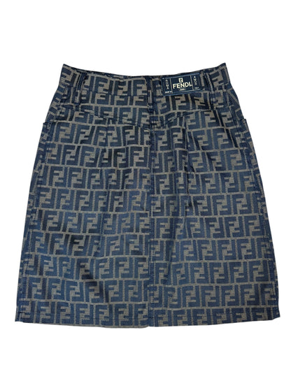 Fendi gonna vintage monogram (M)