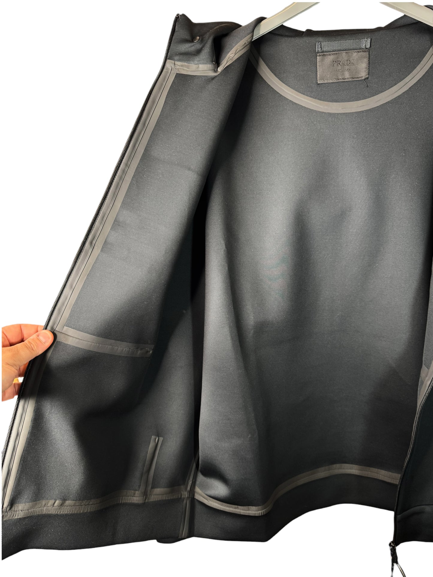 Felpa con zip Prada – tg XXL