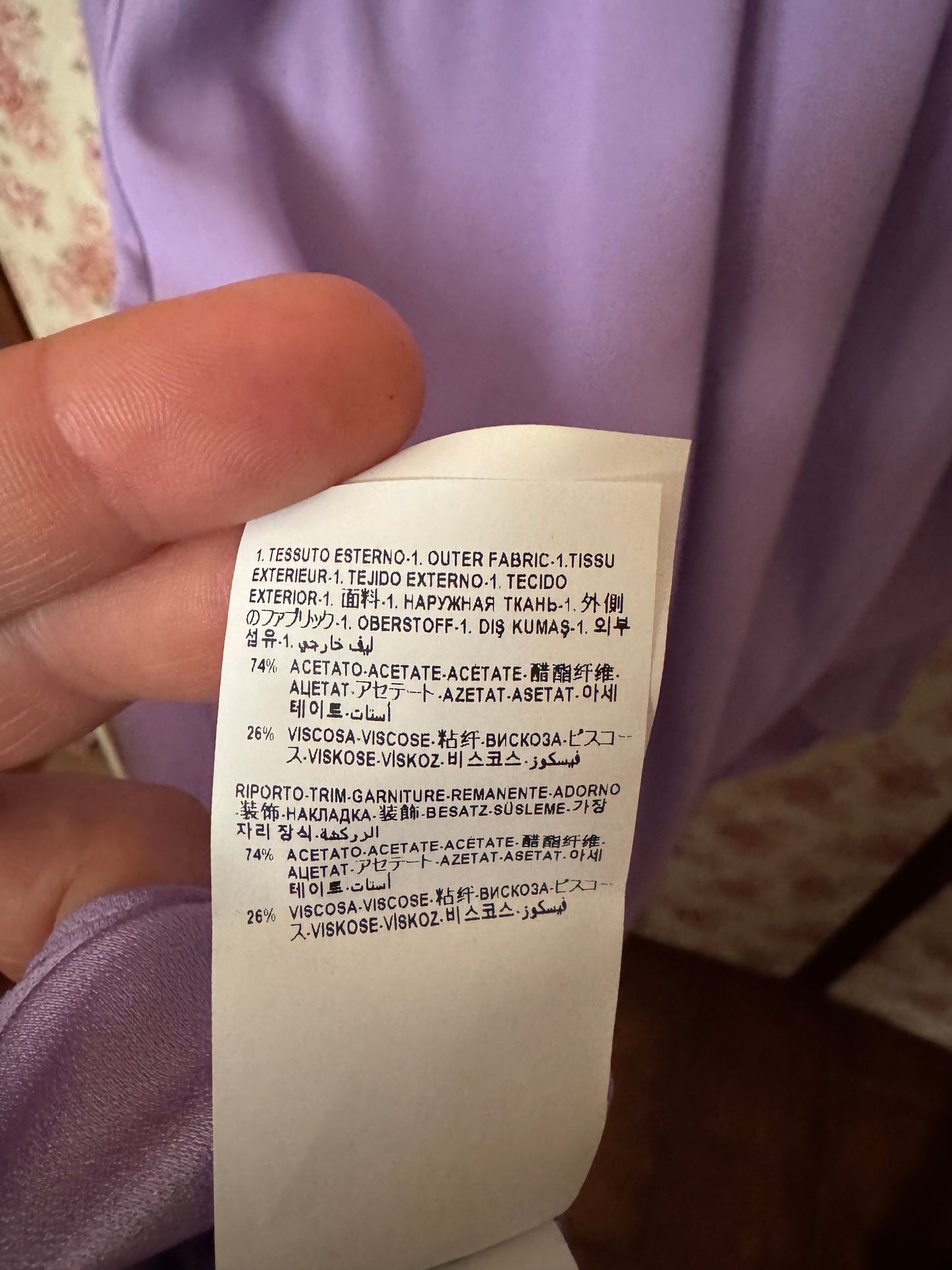 Versace Abito Lungo Lilla con Cintura Medusa – Taglia 36 IT (XS) – Made in Italy