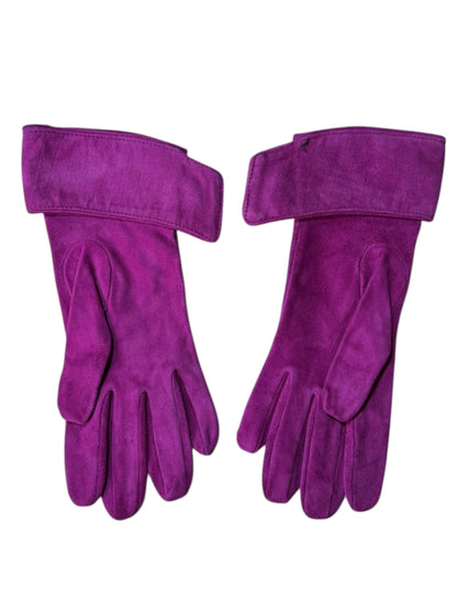 Guanti Gianni Versace vintage in suede